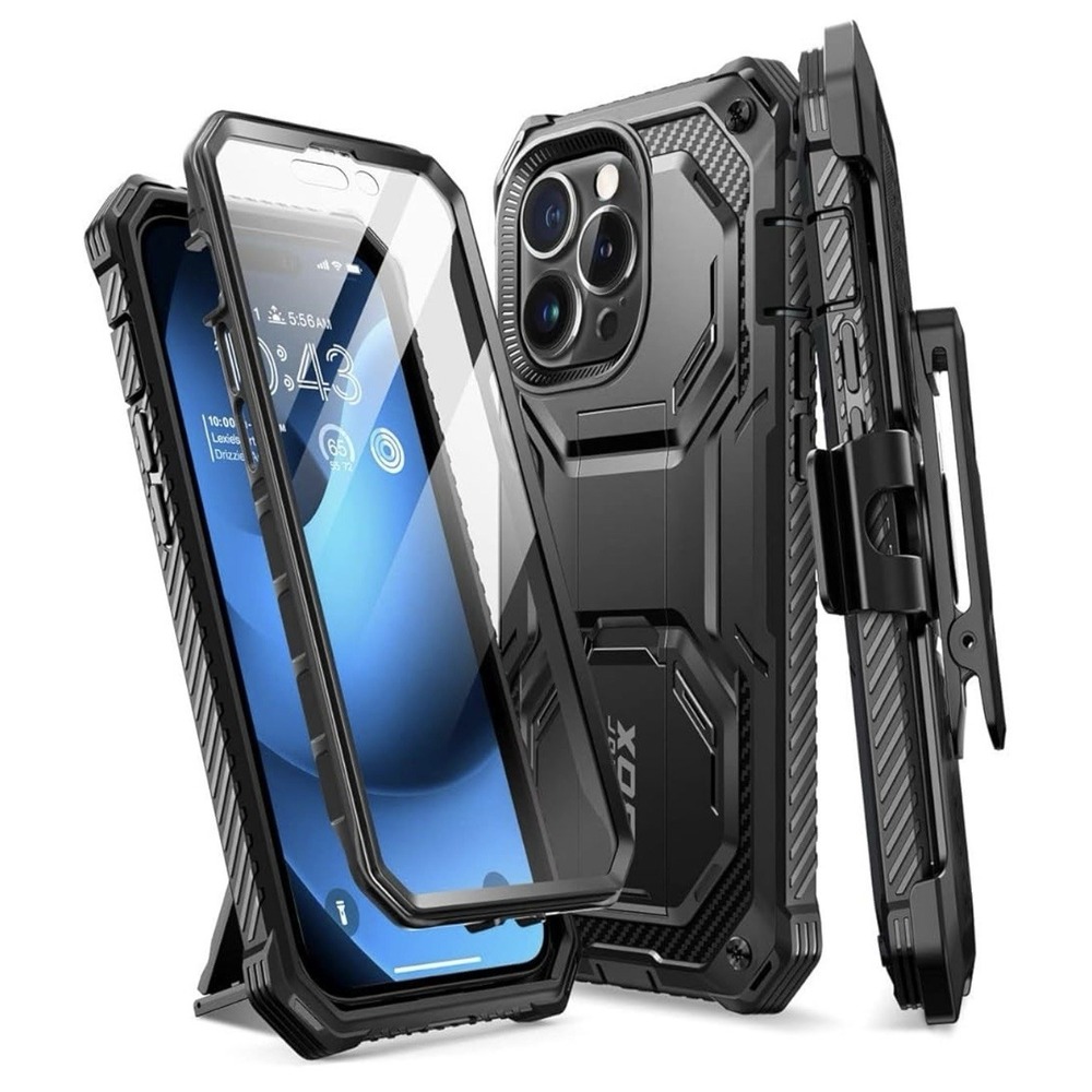 i-Blason Armorbox Black Bumper Case for iPhone 13 Pro